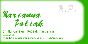 marianna poliak business card